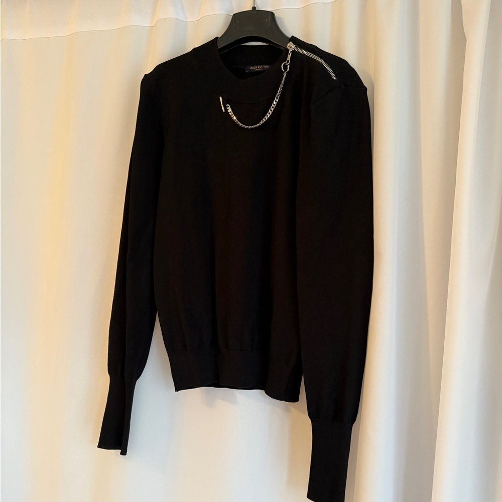 Louis Vuitton Uniforms Black Sweater – Size XS – Rare & Authentic